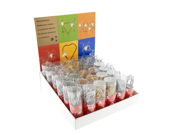 Produktbild: Xmas 4er Set Sortiment 36 Wondercandle® mini