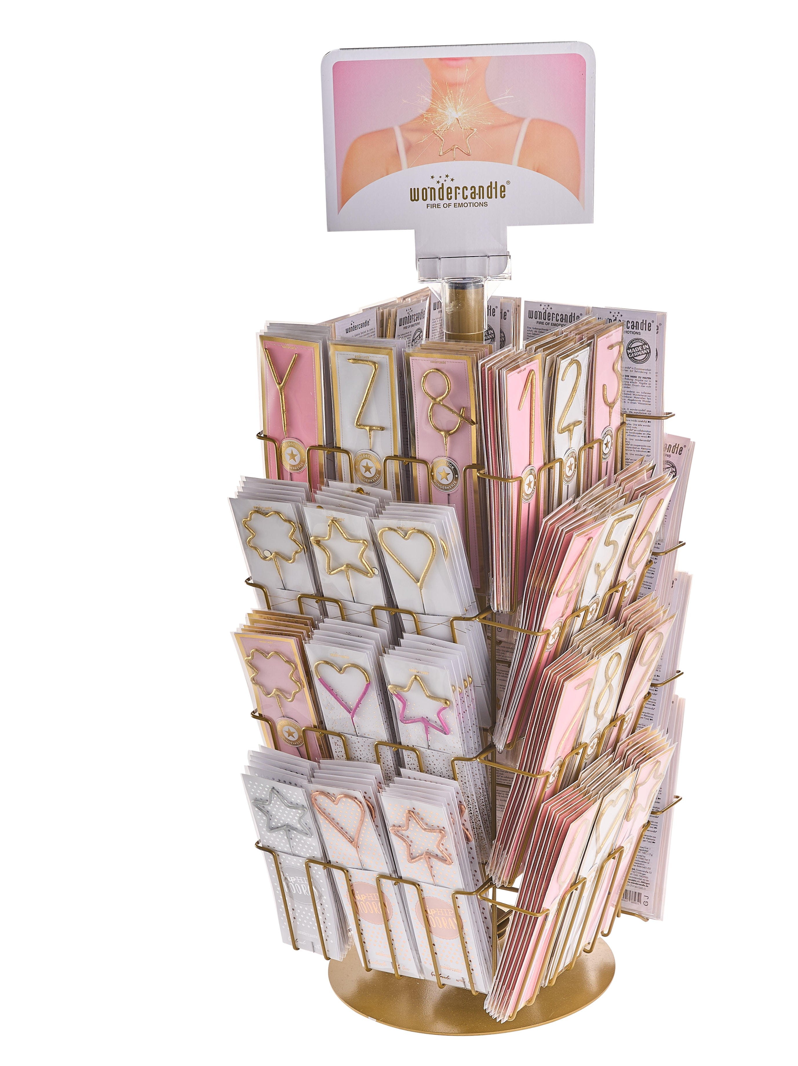Weiteres Produktbild 3: Goldstück gold Sortiment 480 Wondercandle® classic
