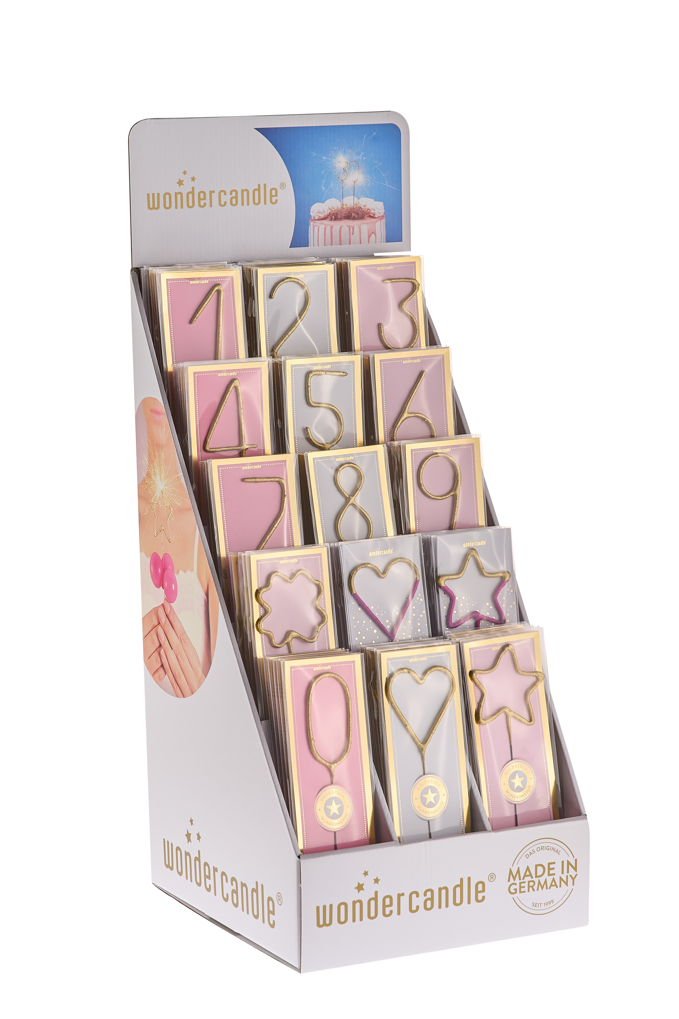 Produktbild: Goldstück gold classic Sortiment 90 Wondercandle® classic