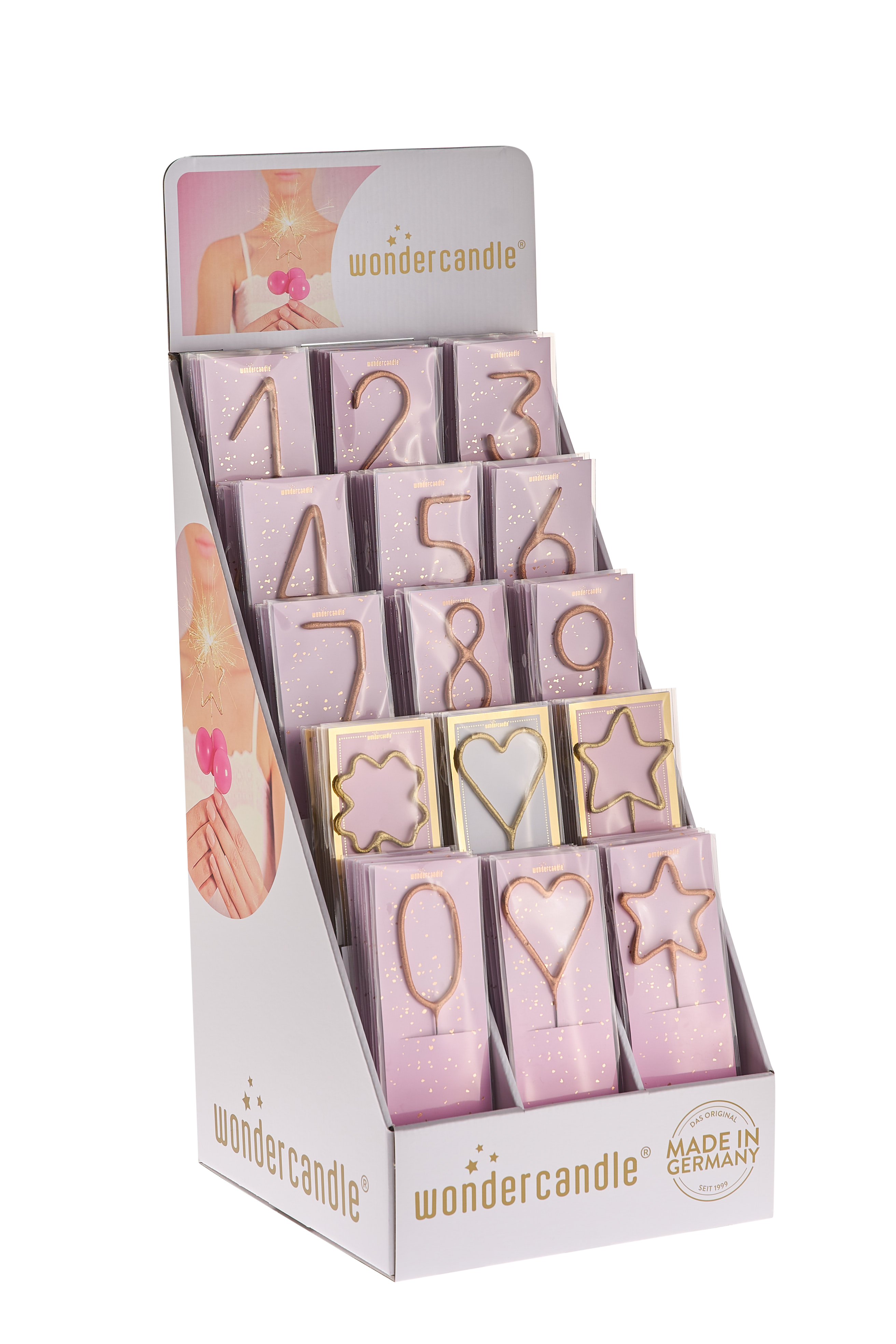 Produktbild: Rosegold Fairydust Sortiment 90 Wondercandle® classic