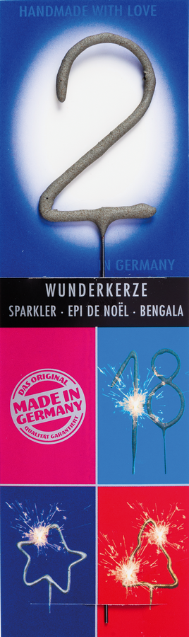 Weiteres Produktbild 1: 2 grau Multi Wondercandle® classic Euroloch