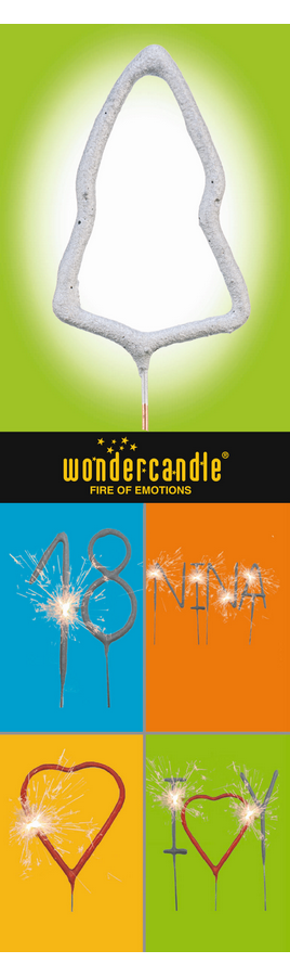 Weiteres Produktbild 1: Baum silber Multi Wondercandle® classic Euroloch