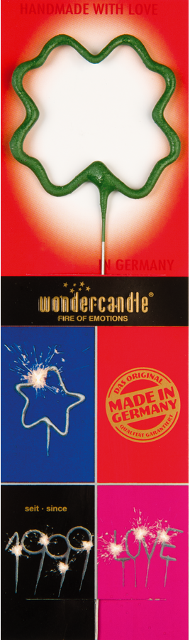 Weiteres Produktbild 1: Kleeblatt grün Multi Wondercandle® classic