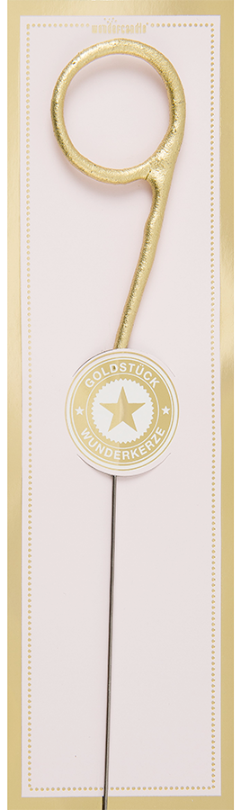 Weiteres Produktbild 1: 9 gold Goldstück rosa Wondercandle® classic
