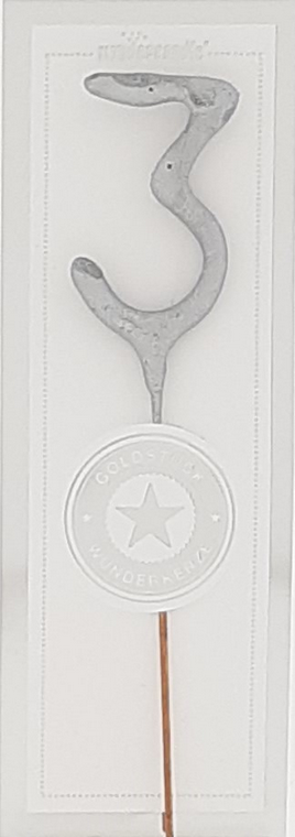 Weiteres Produktbild 3: 3 silber mini Platinum 335 Wondercandle® mini