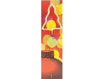 Produktbilder 1: Stern silber Wondercandle® classic customized mit Veredelung