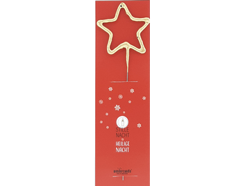 Produktbilder: Stern gold Stille Nacht Santa Claus Edition Wondercandle® classic