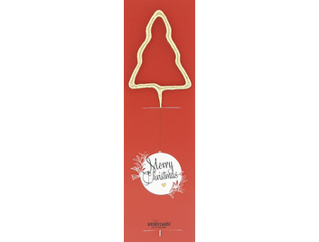 Produktbilder: Baum gold Merry Christmas Santa Claus Edition Wondercandle® classic