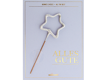 Produktbild: Alles Gute Deluxe Mini Wondercard farblich sortiert
