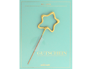 Produktbild: Gutschein Deluxe Mini Wondercard farblich sortiert