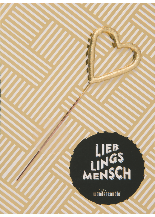 Weiteres Produktbild 3: Lieblingsmensch 419 Mini Wondercard farblich sortiert