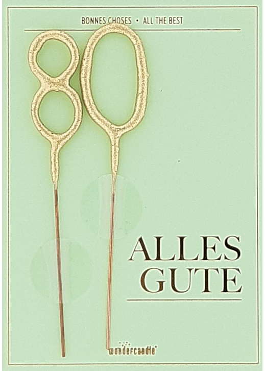 Weiteres Produktbild 3: 80 Alles Gute Mini Wondercard