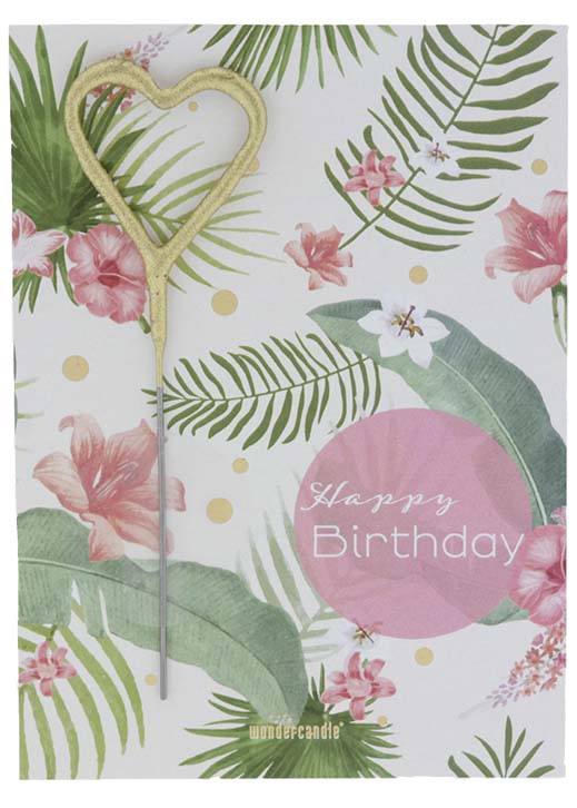 Weiteres Produktbild 1: Happy Birthday Wild Flowers Mini Wondercard