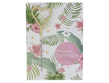 Produktbilder 1: Happy Birthday Wild Flowers Mini Wondercard
