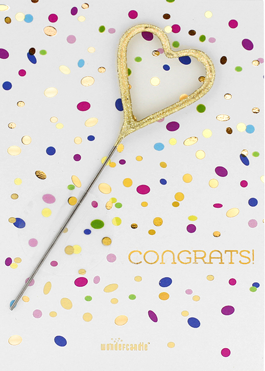 Weiteres Produktbild 1: Congrats Confetti Mini Wondercard