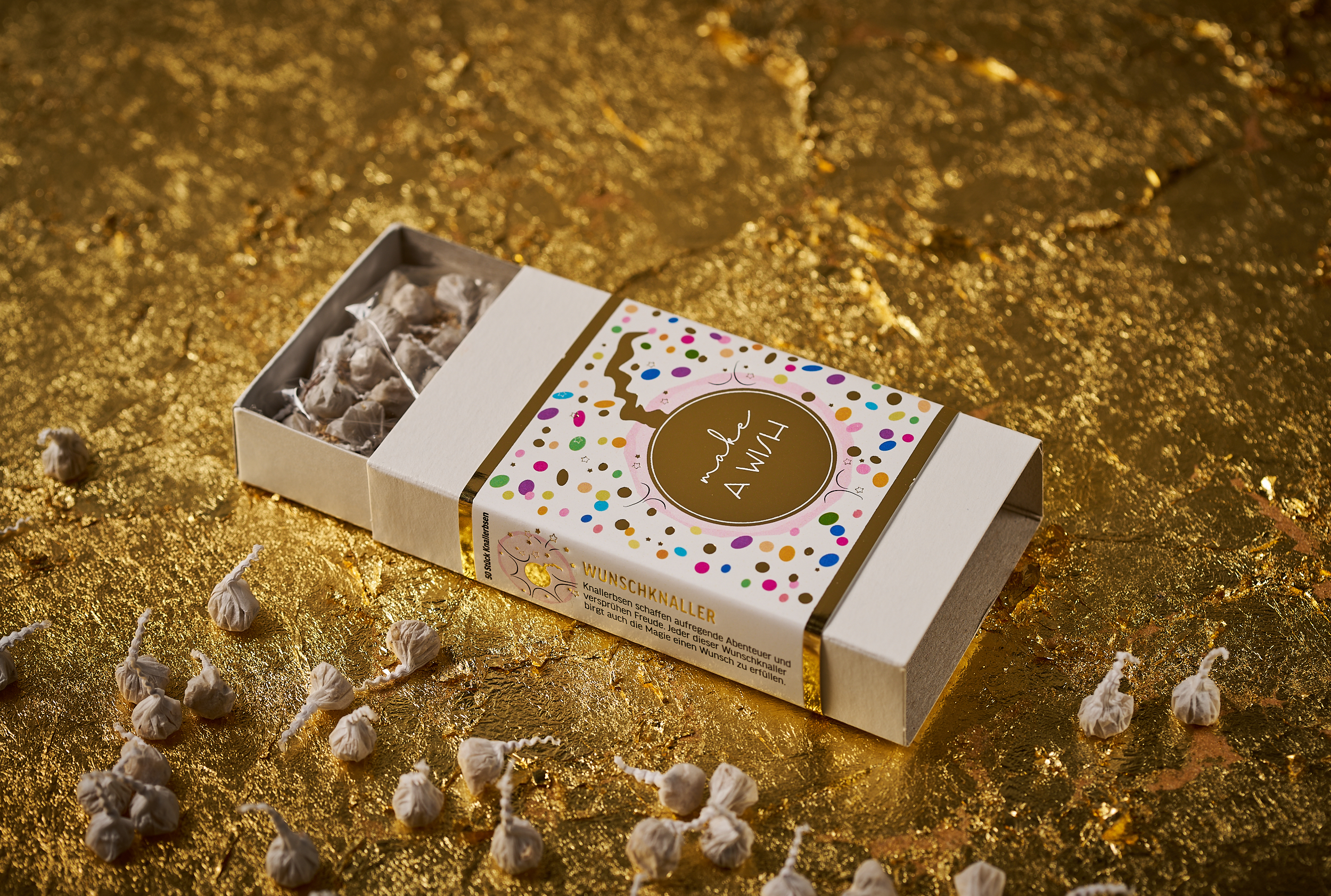 Weiteres Produktbild 3: Wunschknaller Happy New Year 50 Knallerbsen