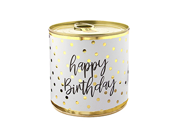 Produktbild: Cancake Happy Birthday Polka Dots Zitrone