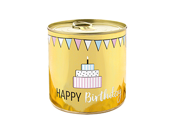 Produktbild: Cancake Happy Birthday Goldfunkeln Brownie