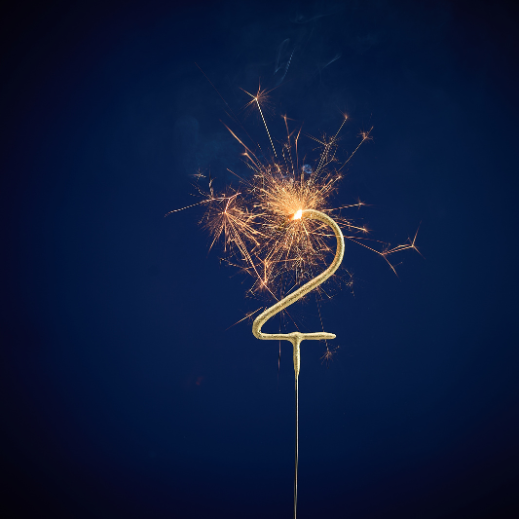 Weiteres Produktbild 3: 2 gold Confetti Wondercandle® classic