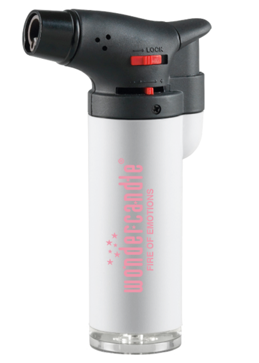 Weiteres Produktbild 1: Feuerzeug Wondercandle weiß "fire of emotion" ligther