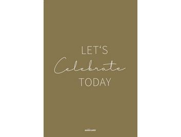 Produktbild: Celebrate XL Postkarte Golden Time Edition postcard