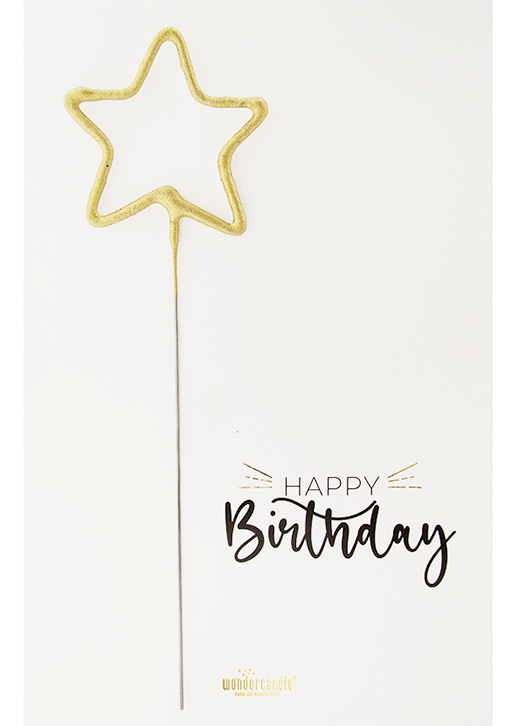 Weiteres Produktbild 3: Classic Wondercard White Birthday Set