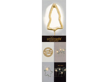 Produktbilder 1: Baum gold Chromo Wondercandle® classic