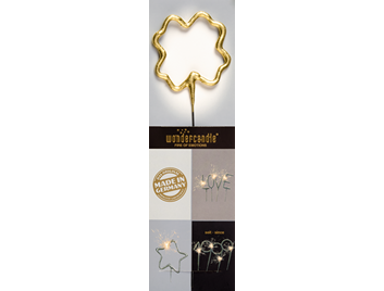Produktbilder 1: Kleeblatt gold Chromo Wondercandle® classic