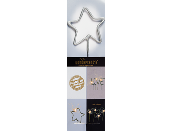 Produktbilder: Stern silber Chromo Wondercandle® classic