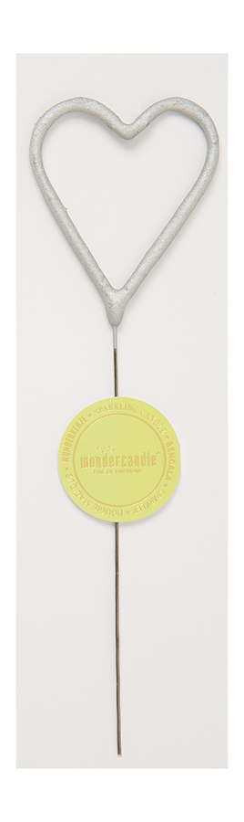 Weiteres Produktbild 1: Herz silber Spotlight Wondercandle® classic