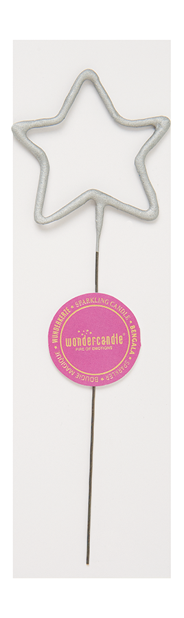 Weiteres Produktbild 1: Stern silber Spotlight Wondercandle® classic