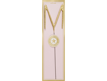Produktbild: M gold Goldstück pink Wondercandle® classic