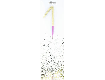Produktbild: 1 Bicolor 2-farbig gold pink Wondercandle® classic