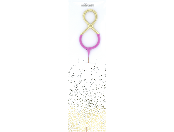 Produktbilder: 8 Bicolor 2-farbig gold pink Wondercandle® classic