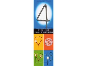 Produktbilder: 4 grau Multi Wondercandle® classic Euroloch