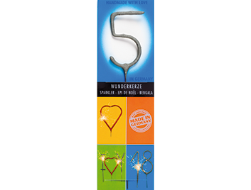 Produktbild: 5 grau Multi Wondercandle® classic Euroloch