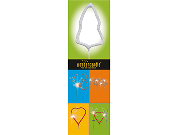 Produktbild: Baum silber Multi Wondercandle® classic Euroloch