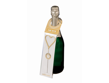 Weiteres Produktbild 1: Für Dich Herz gold Wondercandle® Bottle tag