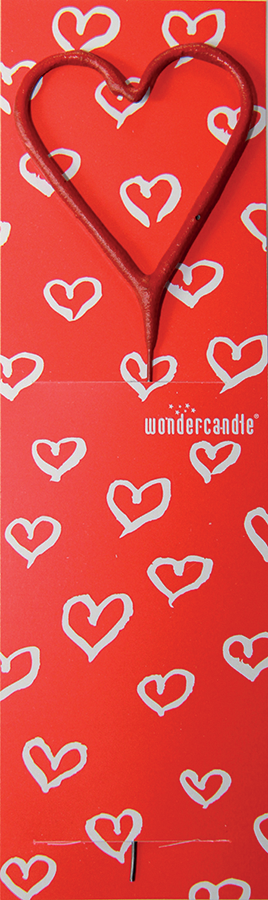 Weiteres Produktbild 1: Herz rot 911 Wondercandle® classic