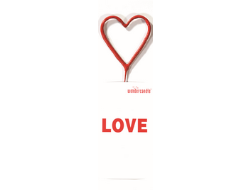 Produktbild: Herz rot 913 Love Wondercandle® classic