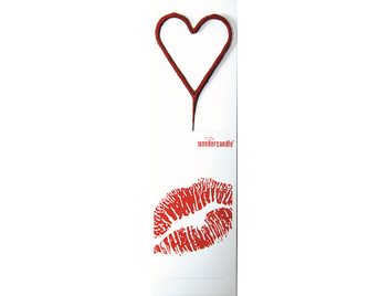 Produktbild: Herz rot 915 Kiss Wondercandle® classic