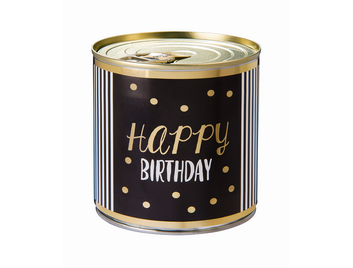 Produktbild: Cancake Happy Birthday gold dots black&white Edition Brownie
