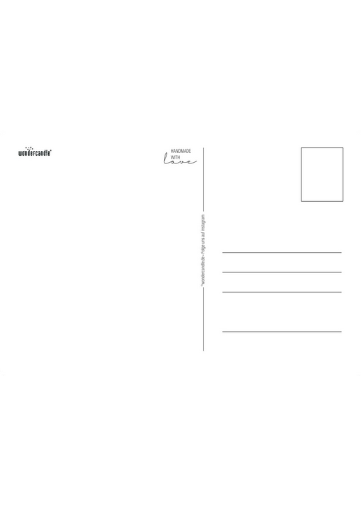 Weiteres Produktbild 2: Let's celebrate XL Postkarte Marmor Edition postcard