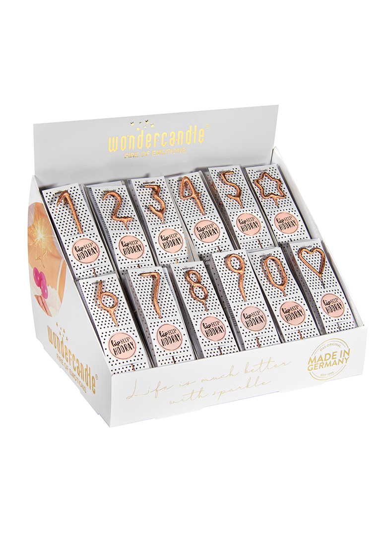 Weiteres Produktbild 1: Hiphip hooray Roségold mini 290 Sortiment 144 Wondercandle® mini