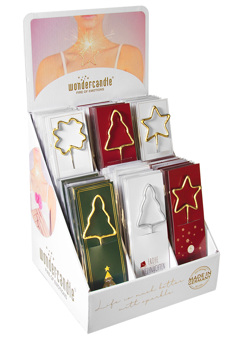 Weiteres Produktbild 1: Xmas Santa Claus Sortiment 108 Wondercandle® classic