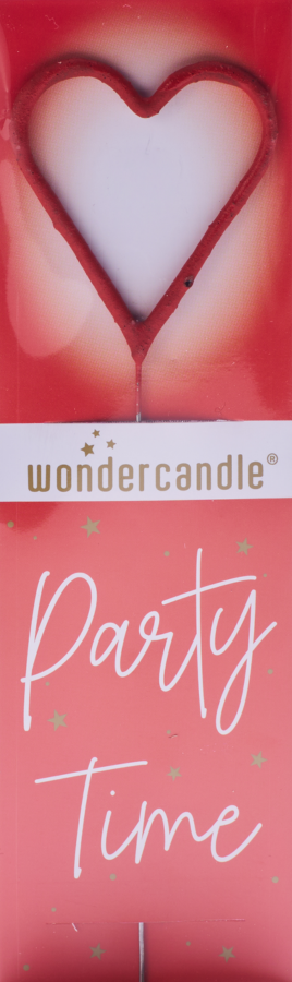 Weiteres Produktbild 1: Herz rot Multi Wondercandle® classic