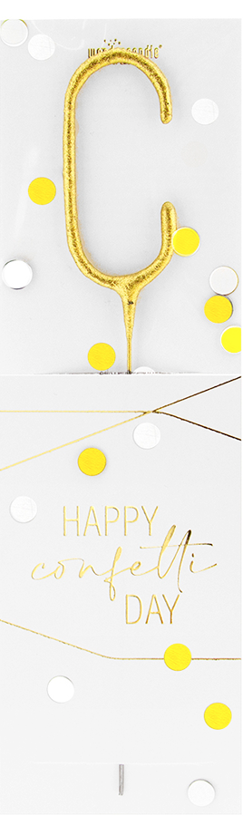 Weiteres Produktbild 1: C gold Confetti Wondercandle® classic