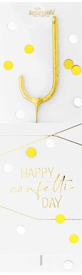 Weiteres Produktbild 1: J gold Confetti Wondercandle® classic