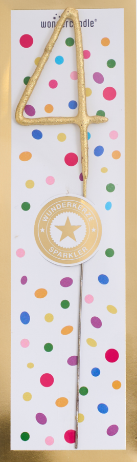 Weiteres Produktbild 1: 4 Tricolor gold silber rosé Wondercandle® classic