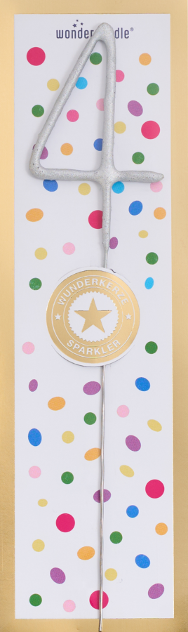 Weiteres Produktbild 3: 4 Tricolor gold silber rosé Wondercandle® classic